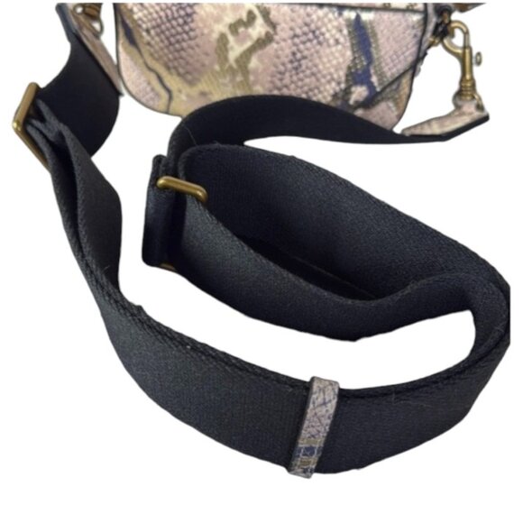 Kurt Geiger Kensington Shoreditch Snake Embossed Small Camera Crossbody Bag New - Picture 12 of 14